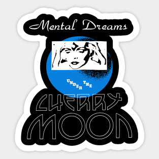 cherry moon Sticker